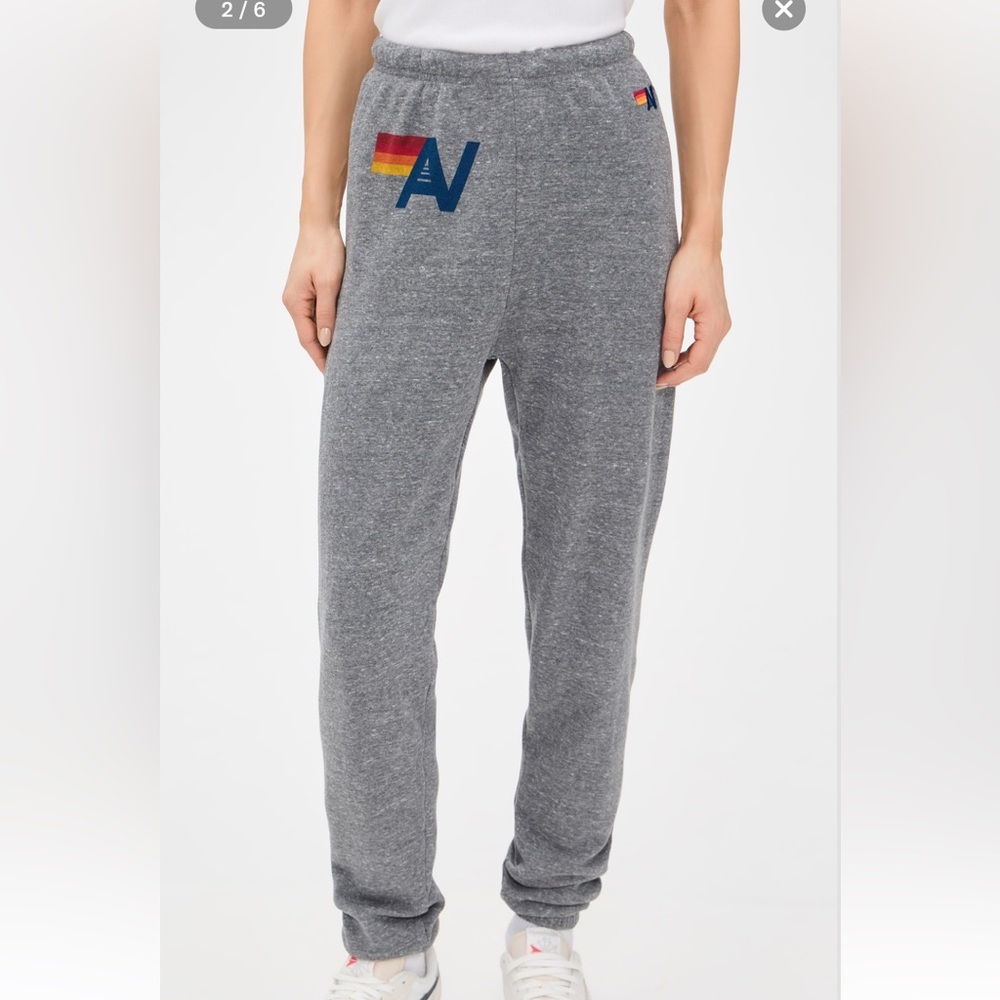 NWOT Aviator Nation Logo Sweatpants XS